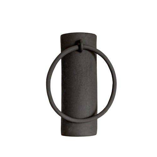 Handmade Raw Fine Ceramic Soliflore Vase