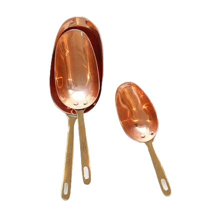 Copper Measuring Scoops