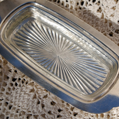 Floral Butter Dish