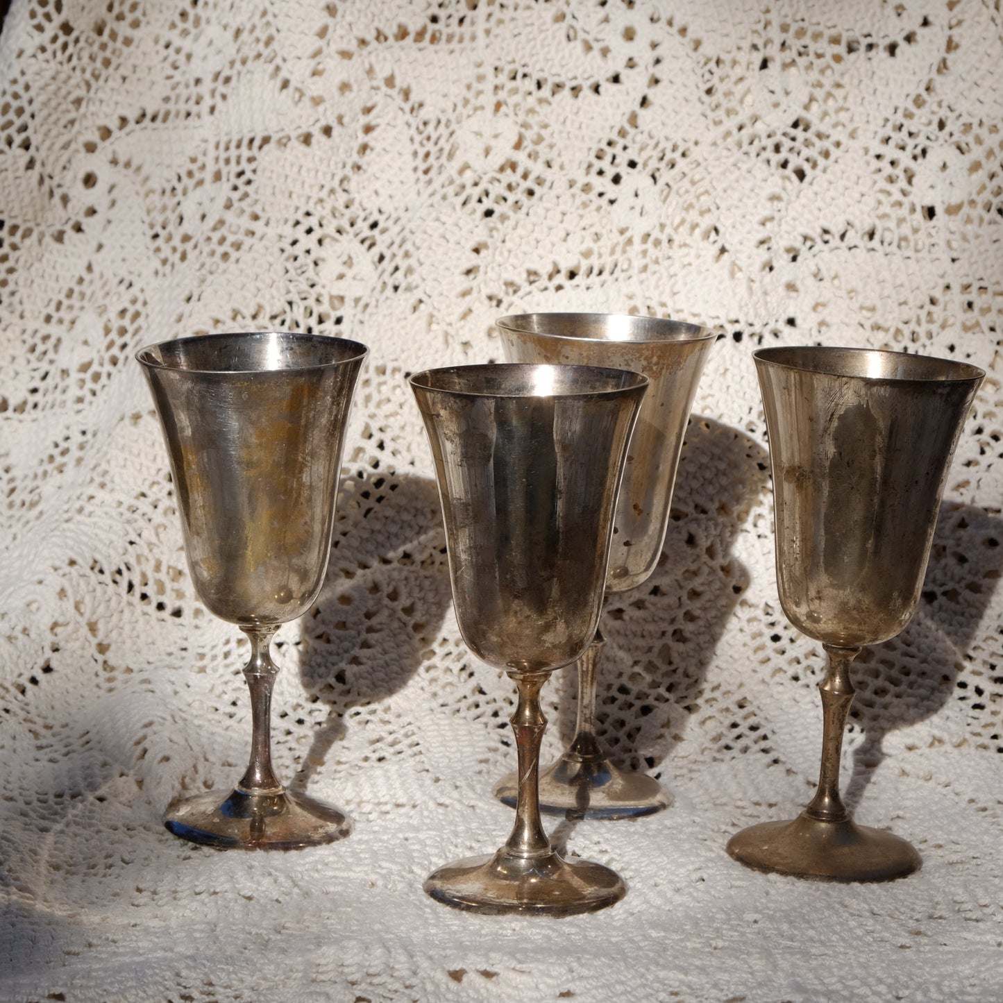 Silver Goblets- Set of 4