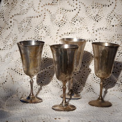 Silver Goblets- Set of 4