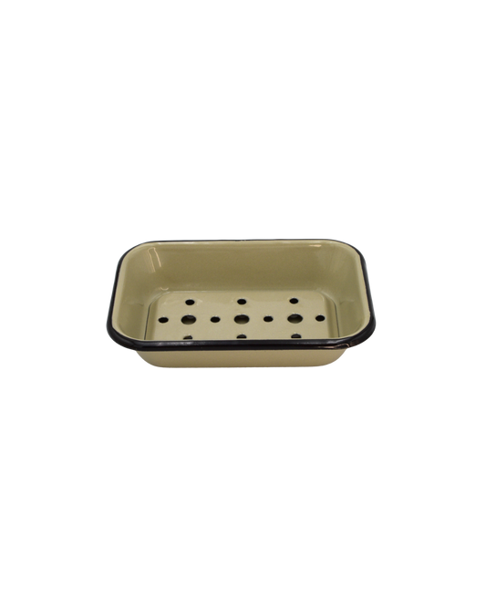 Soap Dish Enamel - Oyster