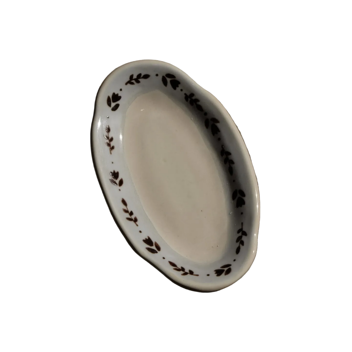 Stephanie Dawn Matthias one of a kind artisan flower ceramic dish