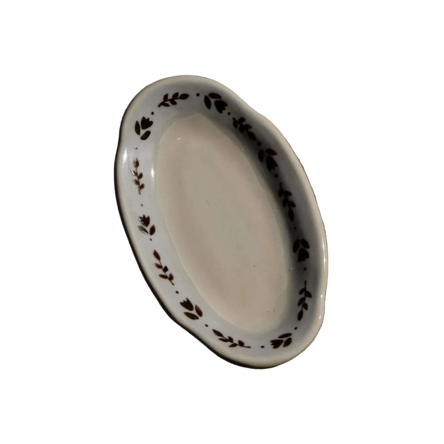 Stephanie Dawn Matthias one of a kind artisan flower ceramic dish