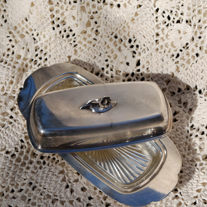 Floral Butter Dish