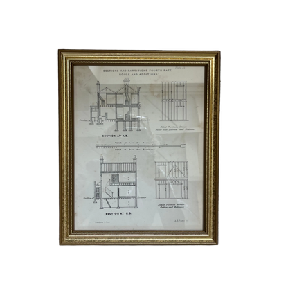 Architectural Drawing Art II | Vintage