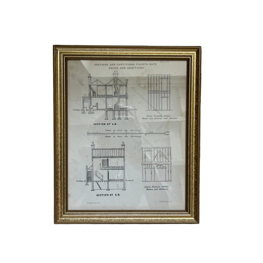 Architectural Drawing Art II | Vintage