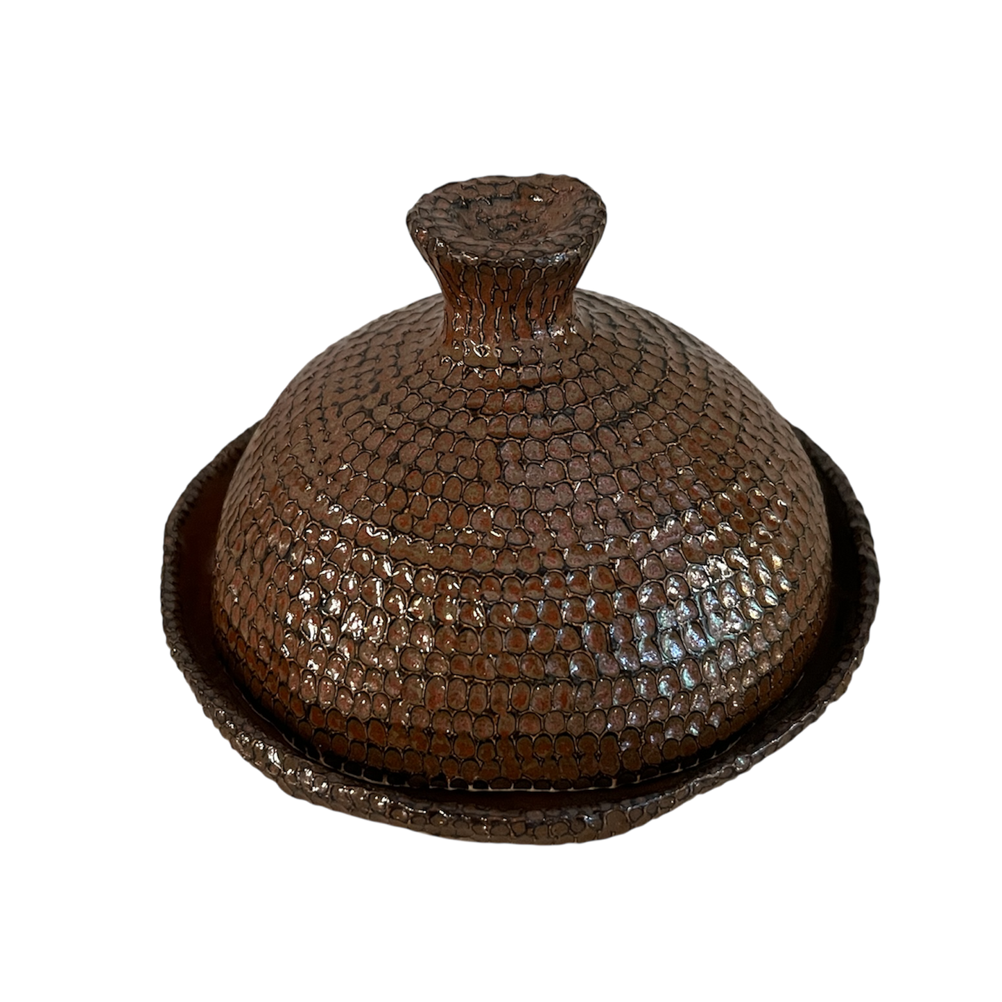Original Handcrafted Original Morgan Wetendorf Textured Butter Dome