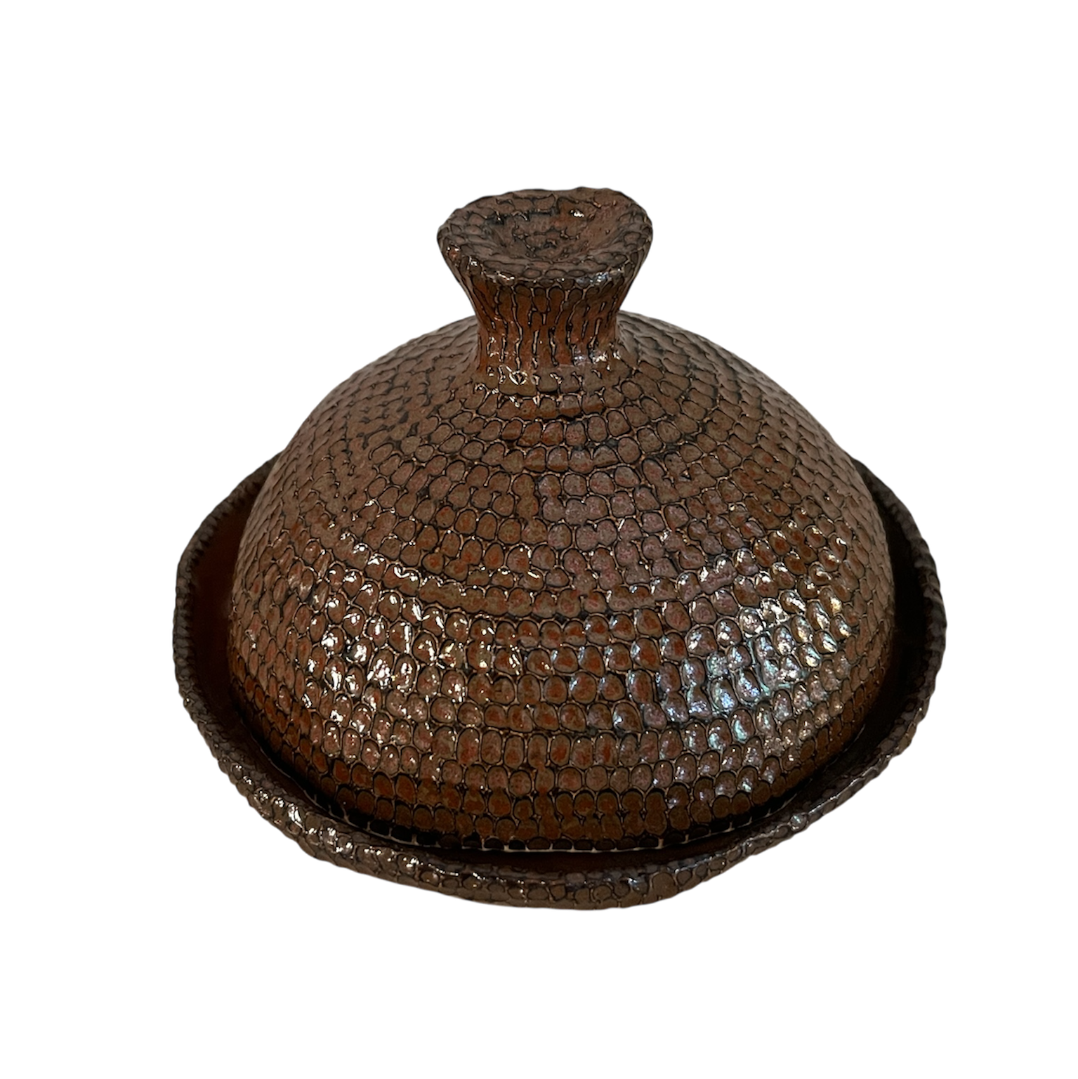 Original Handcrafted Original Morgan Wetendorf Textured Butter Dome