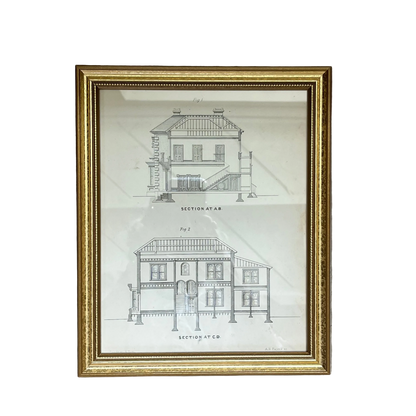Architectural Drawing Art I| Vintage