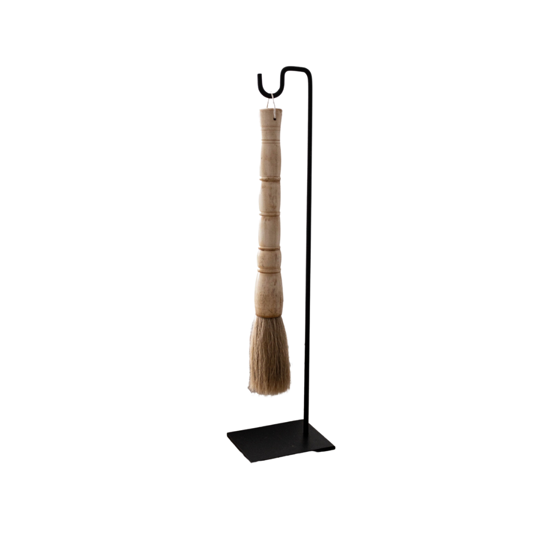 Calligraphy brush with stand for an elegant decorative display