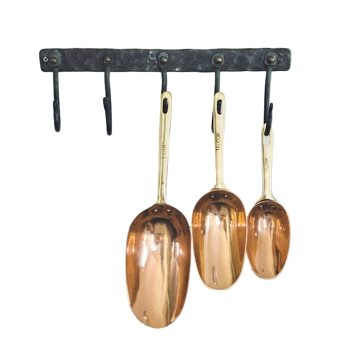 Lustrous Warm Metalic Finish Copper Measuring Scoops – The Design House ...