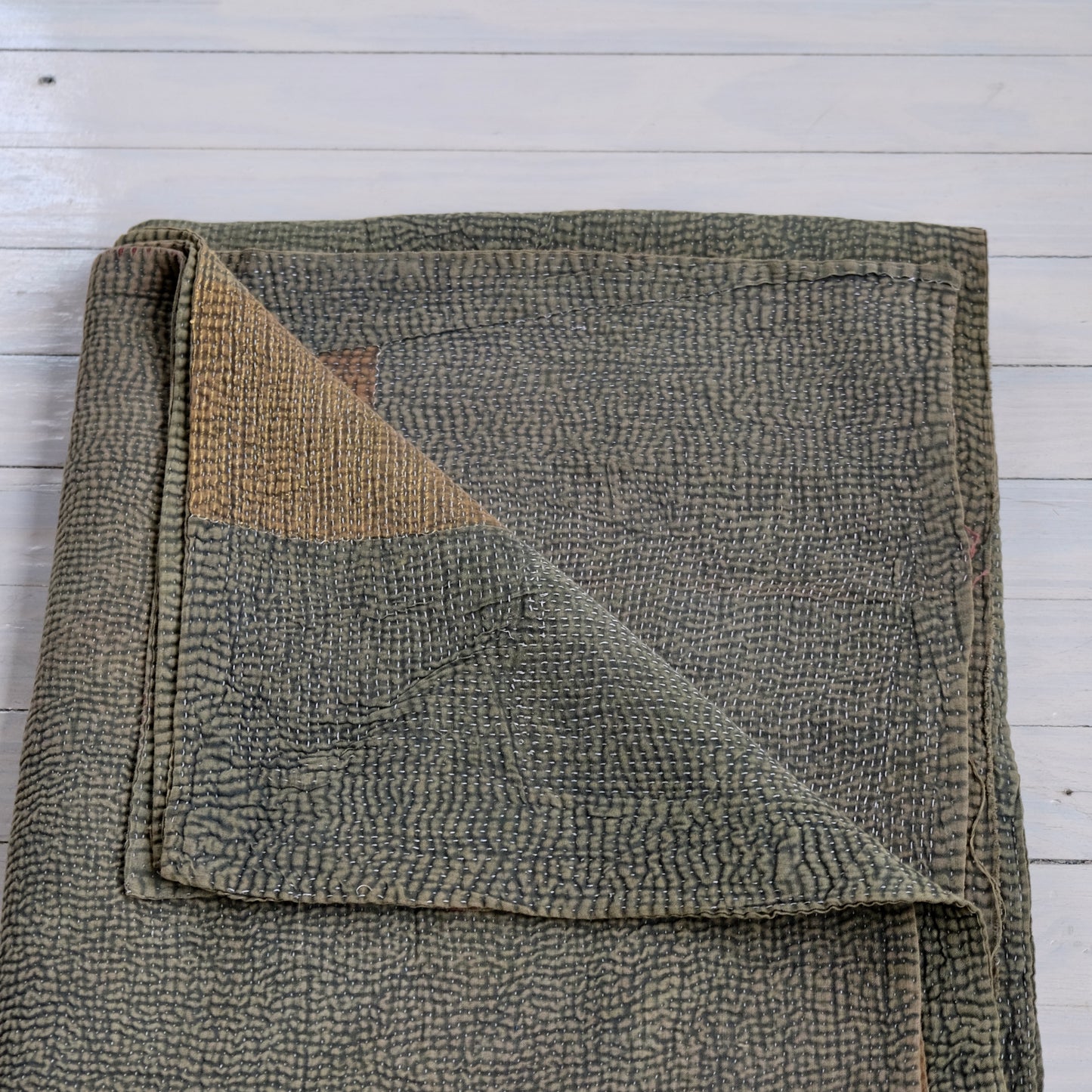 Vintage Kantha Coverlet | Aloka Home