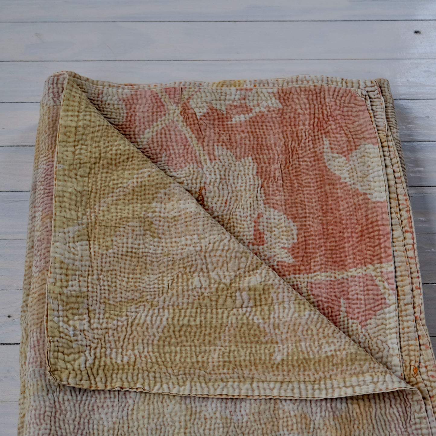 Vintage Kantha Coverlet | Aloka Home