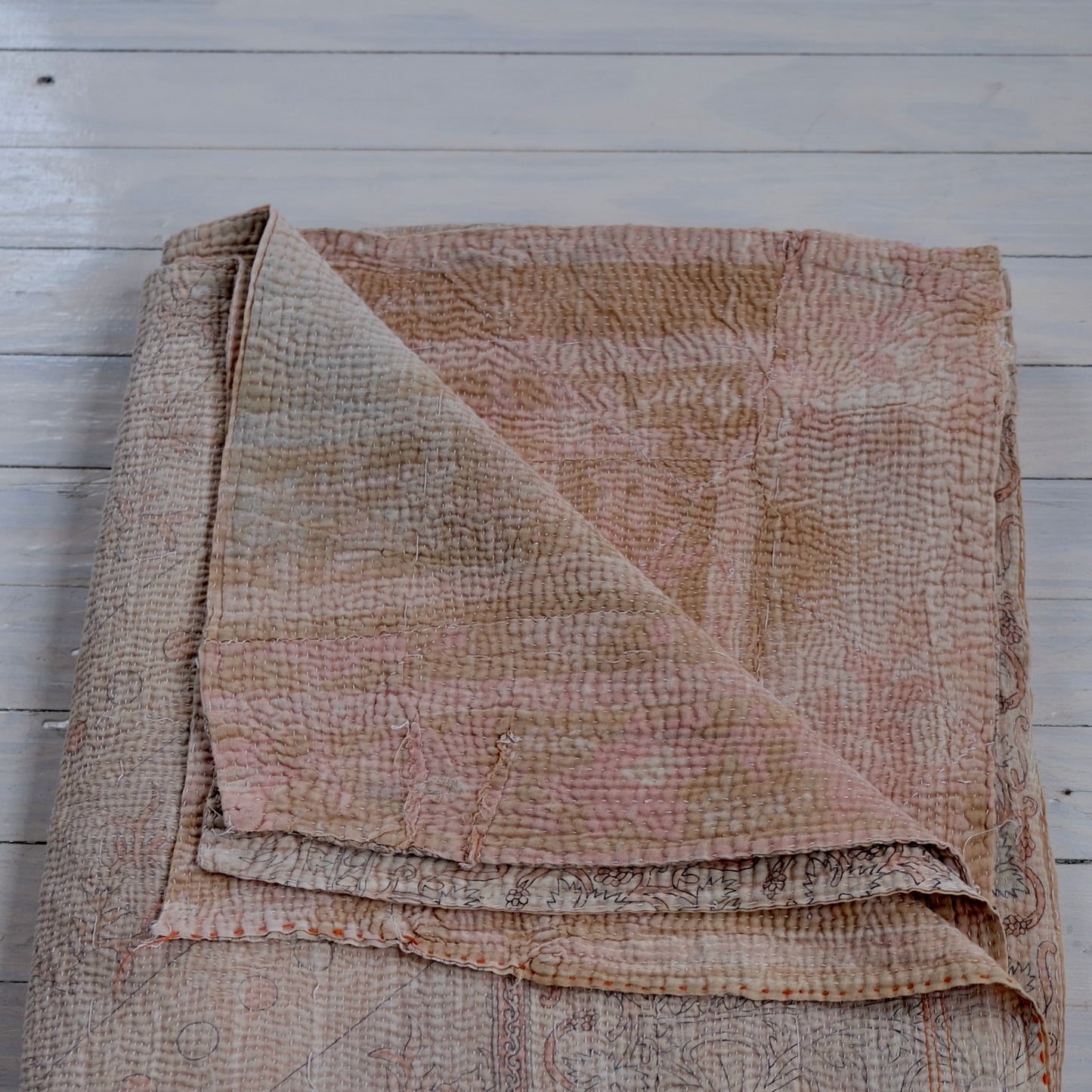 Vintage Kantha Coverlet | Aloka Home