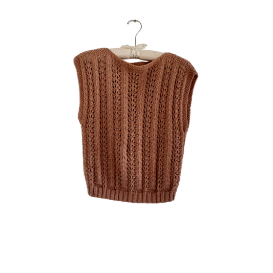 Hand Knit Sweater Vest | Vintage
