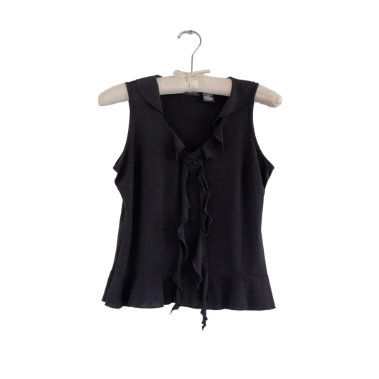 Flower Tie Tank Top | Vintage