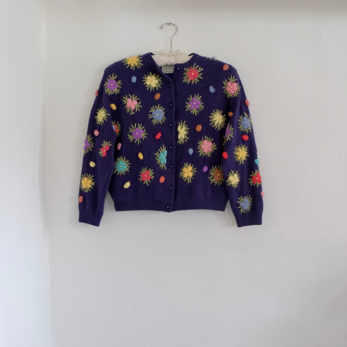 Floral Wool Sweater | Vintage