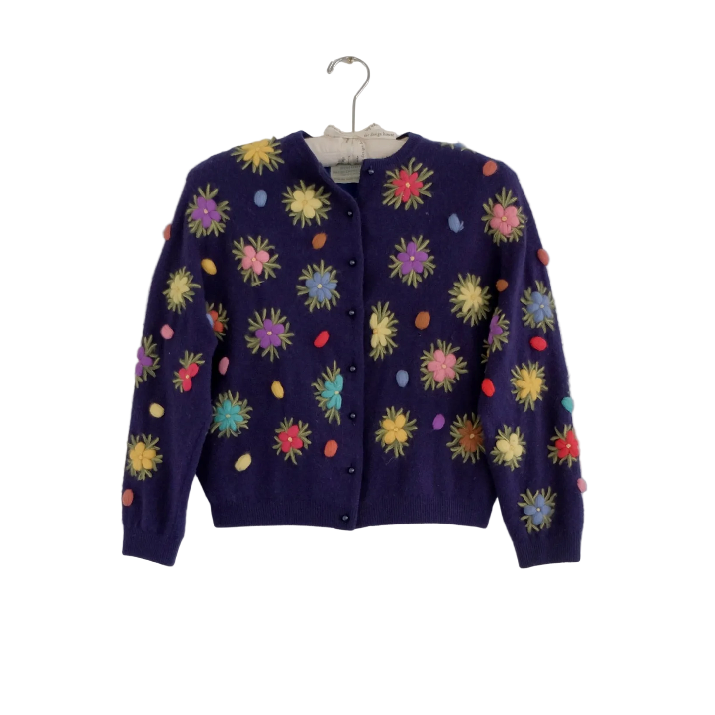 Floral Wool Sweater | Vintage