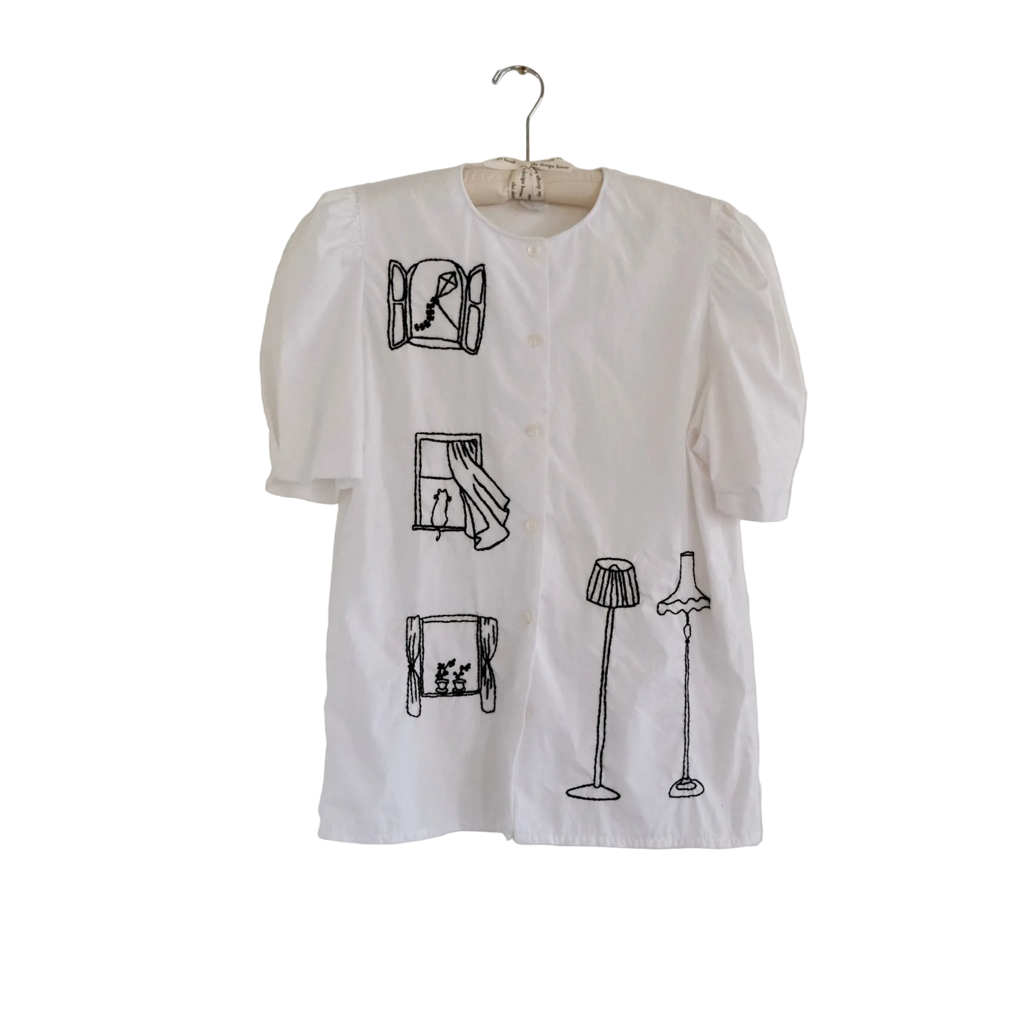 Hand Embroidered Button Up | Vintage