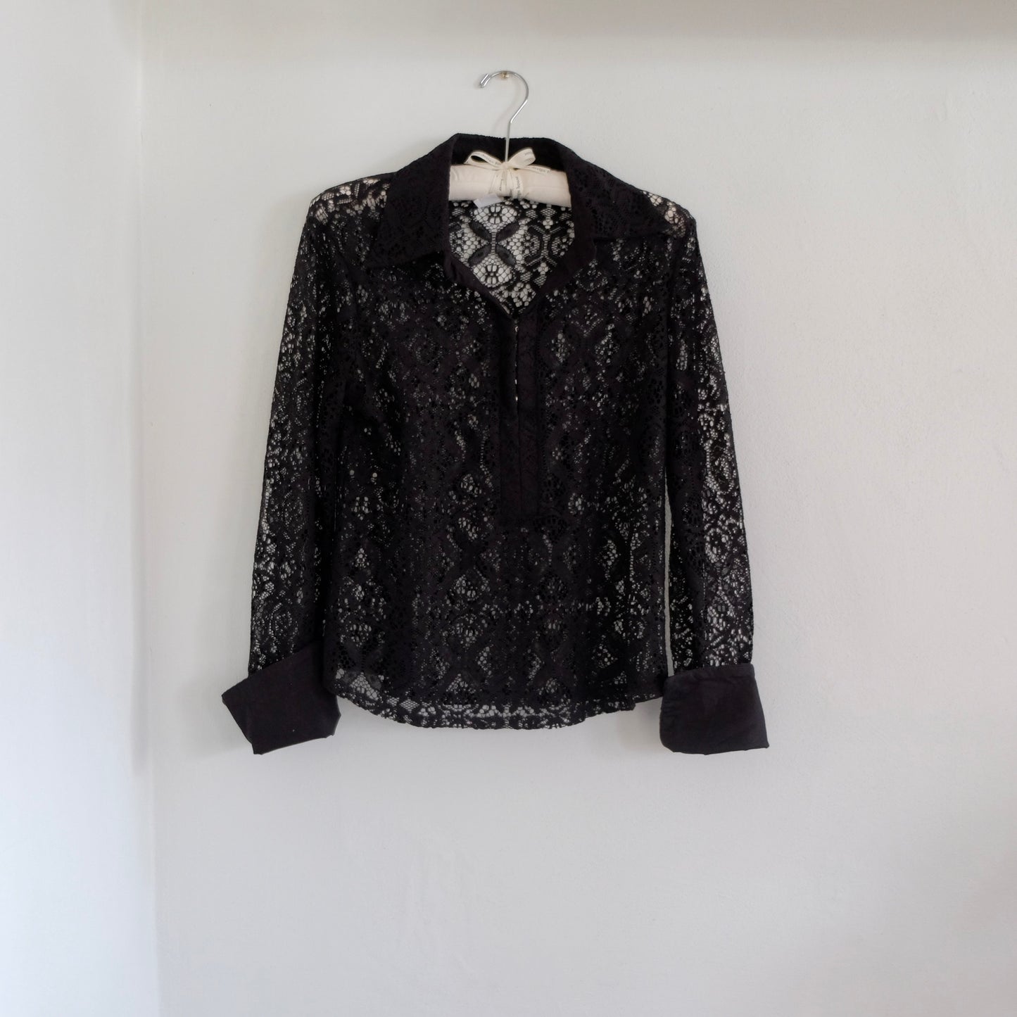 Lace Collared Shirt | Vintage