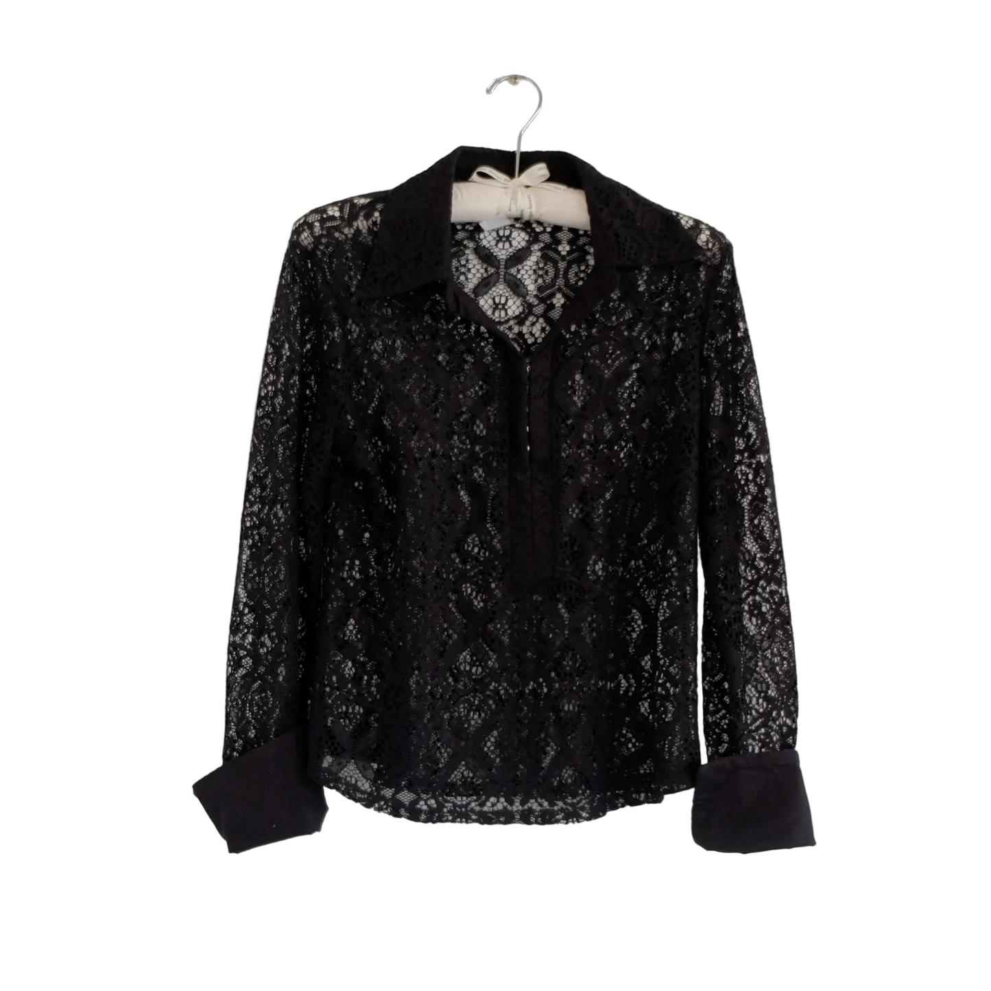 Lace Collared Shirt | Vintage