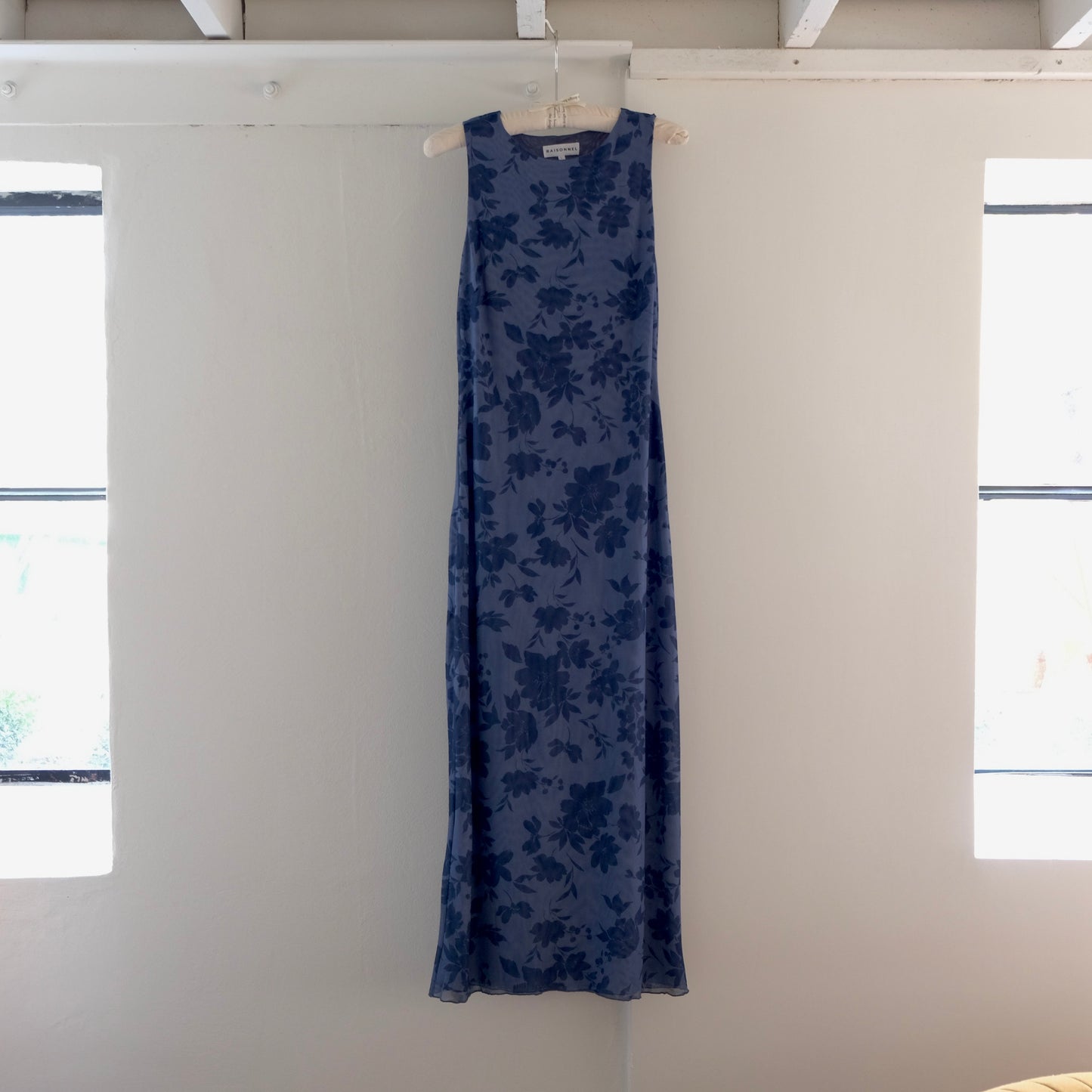 Midnight Bloom Mesh Dress