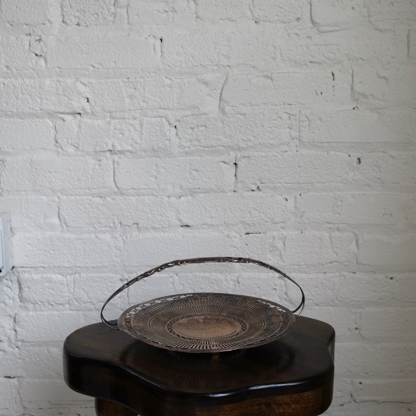 Art  Deco Silverplate Basket | Vintage