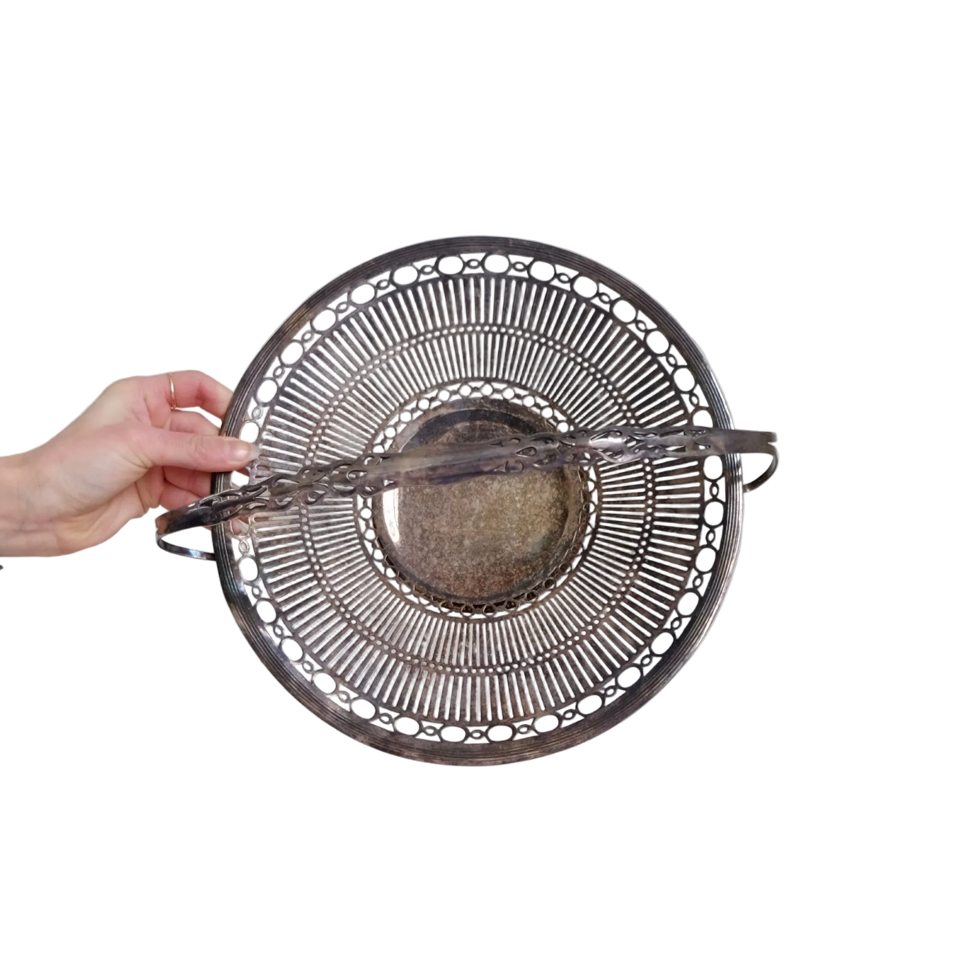 Art  Deco Silverplate Basket | Vintage