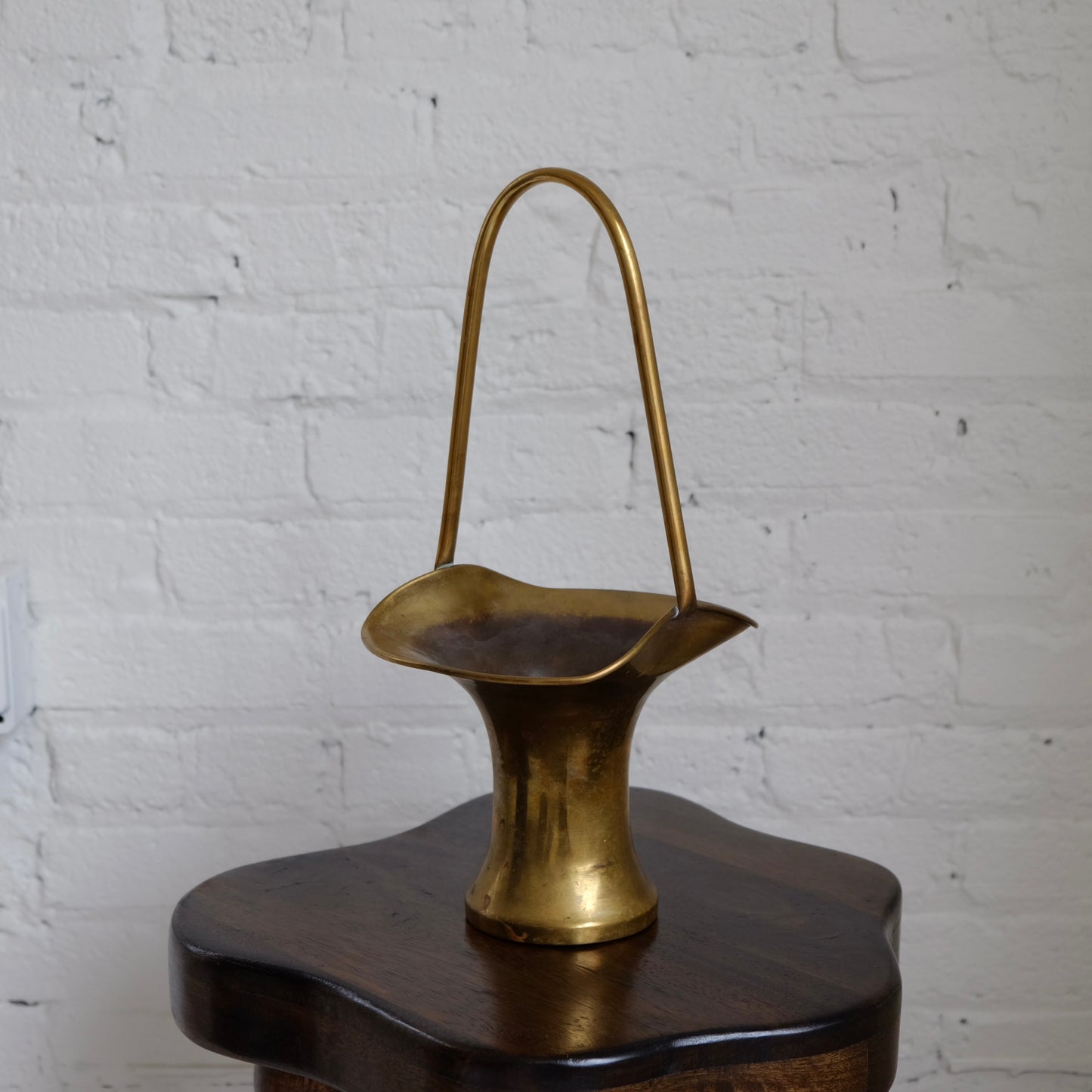 Brass Flower Basket | Vintage