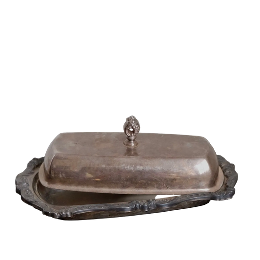 Silverplate Butter Dish | Vintage