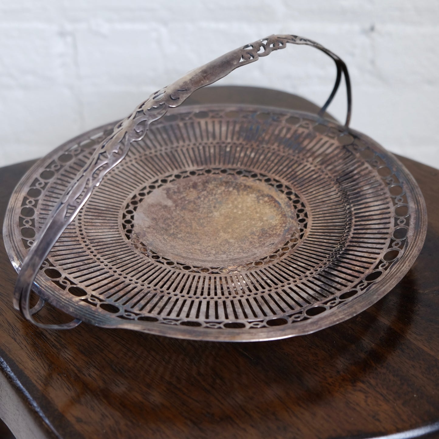 Art  Deco Silverplate Basket | Vintage