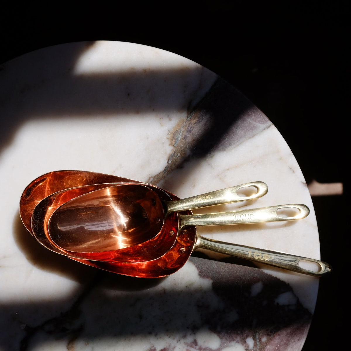 Copper Measuring Scoops