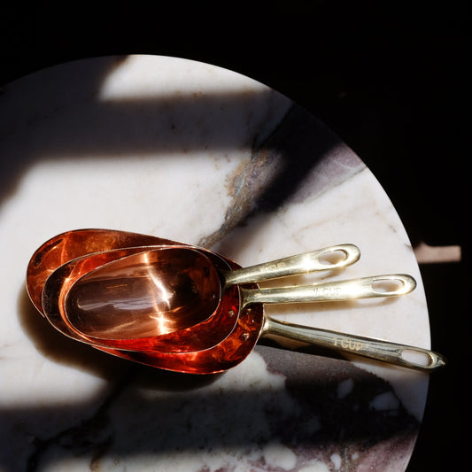 Copper Measuring Scoops