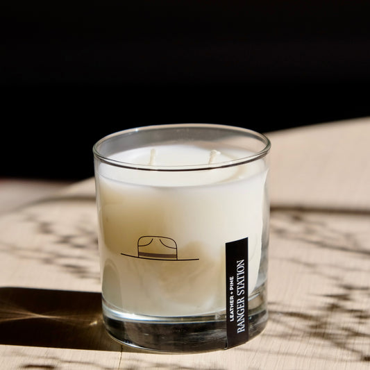 Leather + Pine Candle | Ranger Station