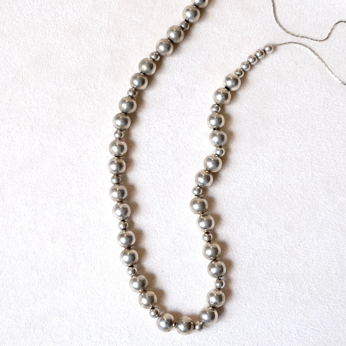 Sterling Silver Add A Bead Necklace | Vintage