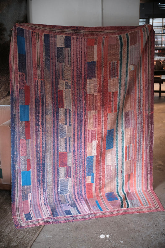 One of a Kind Vintage Quilt - Multi Color
