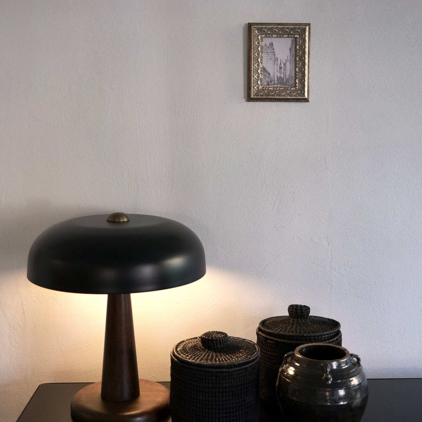 New York Sketch Framed Antique Art | Small