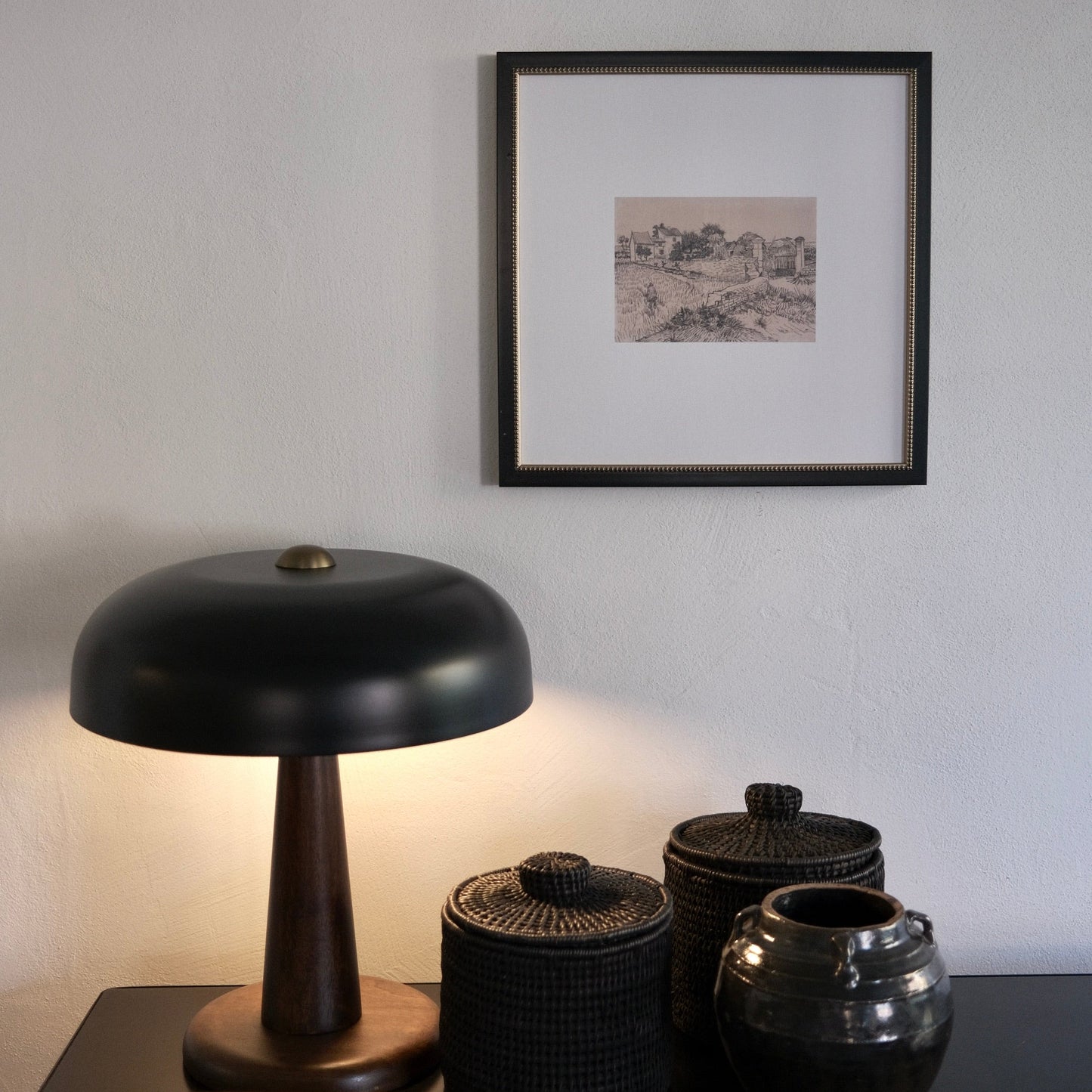 Tuscan Village Framed Art Print