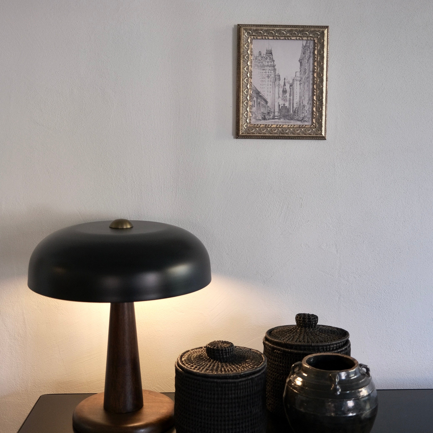 New York Sketch Framed Antique Art | Medium