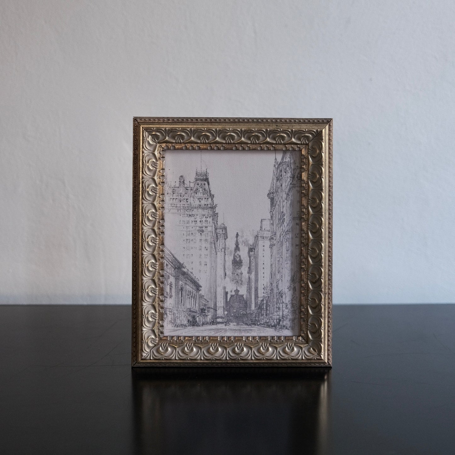 New York Sketch Framed Antique Art | Medium