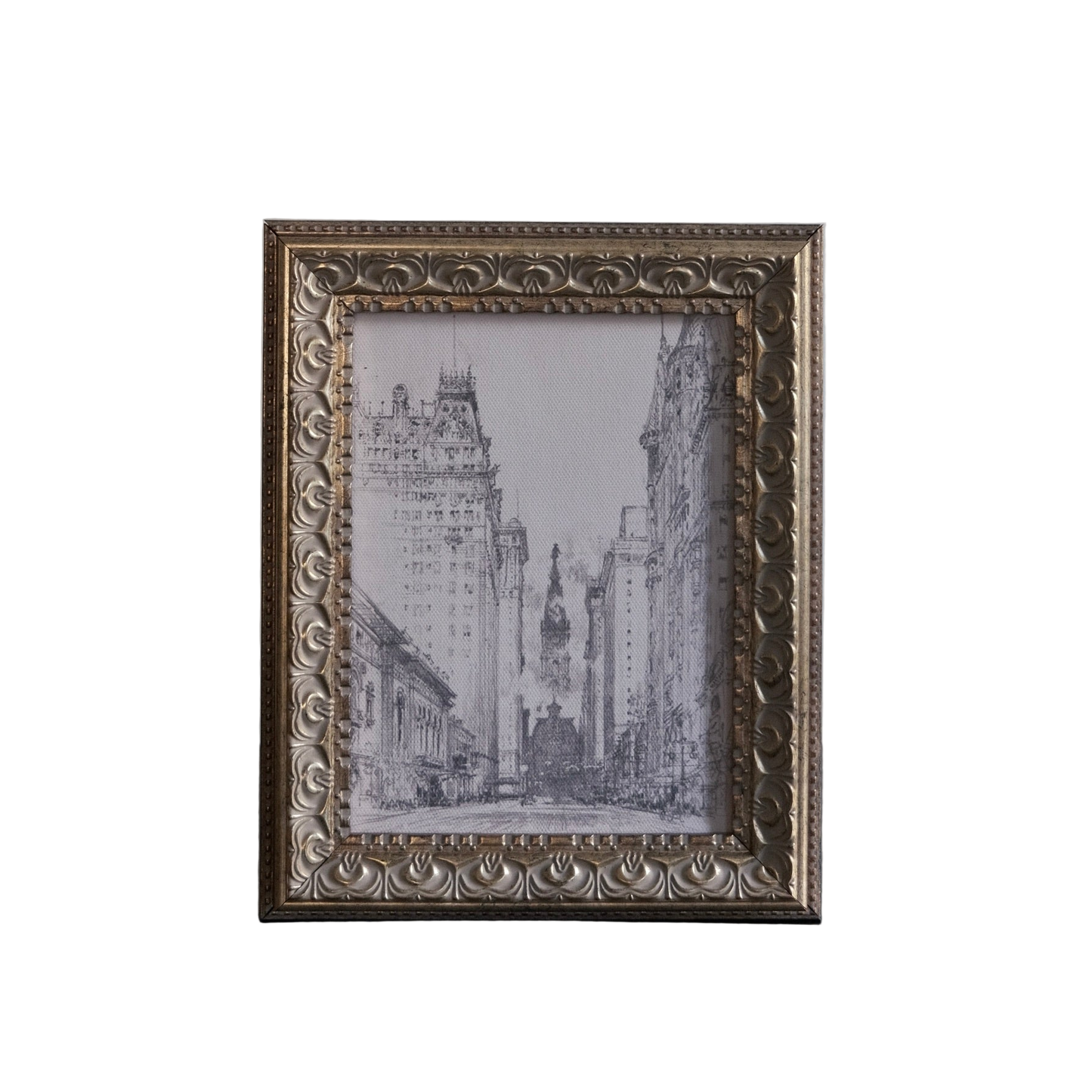 New York Sketch Framed Antique Art | Medium
