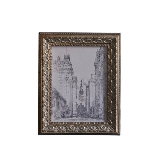 New York Sketch Framed Antique Art | Medium