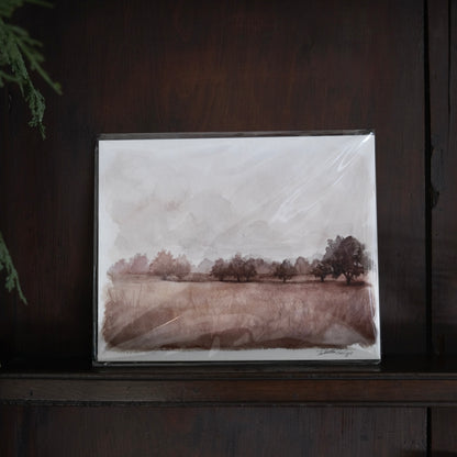 Autumn Mist | Watercolor Print