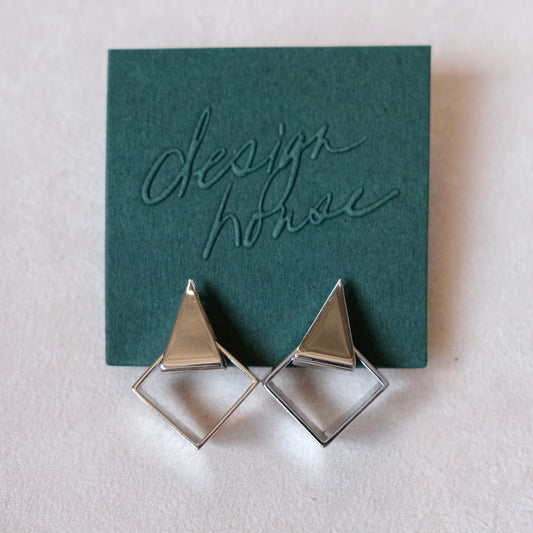 Post-Modern Geometric Earrings | Vintage