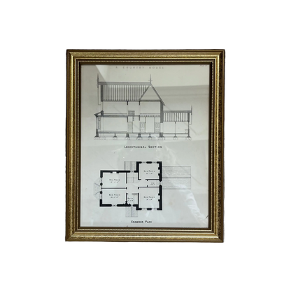 Architectural Drawing Art III | Vintage