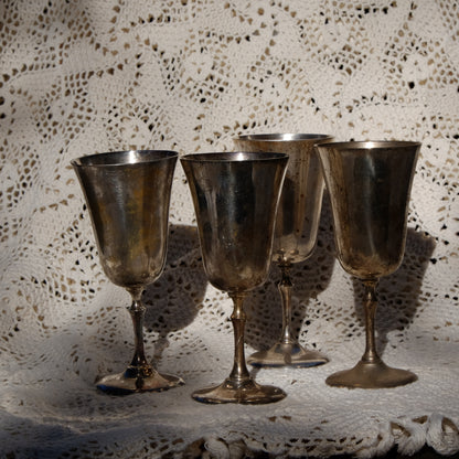 Silver Goblets- Set of 4