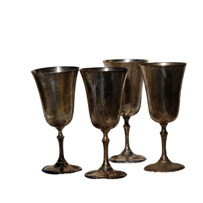 Silver Goblets- Set of 4