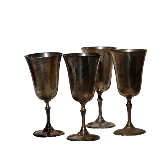 Silver Goblets- Set of 4