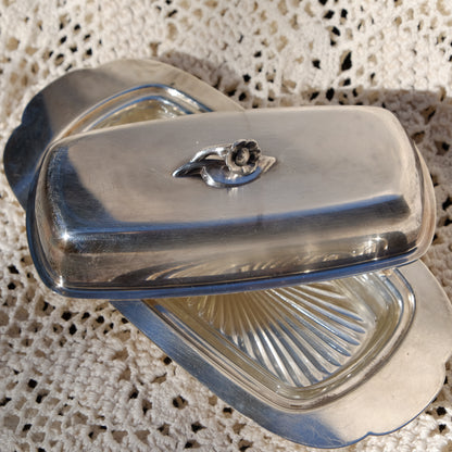 Floral Butter Dish